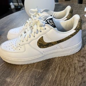 Nike Air Force ones. Gently used. Priced to sell quick